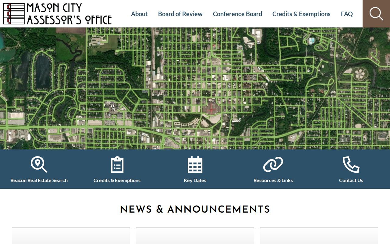 Mason City residents directory assessor source